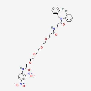 Chemical structure of DNP-PEG4-DBCO
