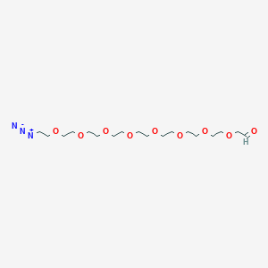 Chemical structure of Ald-CH2-PEG8-azide