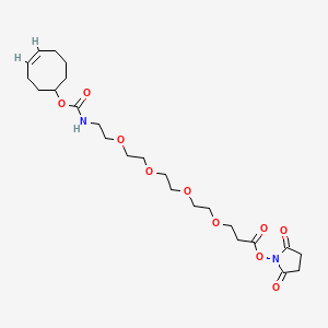 Chemical structure of TCO-PEG4-NHS ester