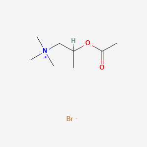 Chemical structure of Methacholine bromide