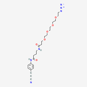 Chemical structure of APN-C3-PEG4-azide