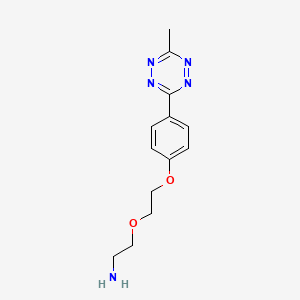 Chemical structure of Methyltetrazine-PEG24-amine