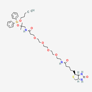 Chemical structure of DADPS Biotin Alkyne