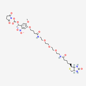 Chemical structure of PC Biotin-PEG3-NHS ester