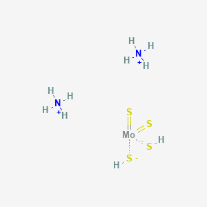 Chemical structure of Ammonium tetrathiomolybdate(VI)