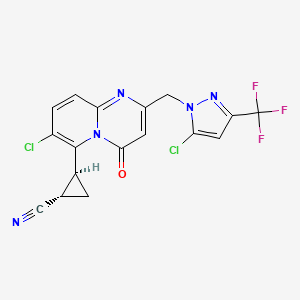 Chemical structure of (S,S)-GNE 5729