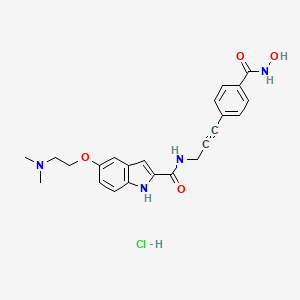 Chemical structure of CRA-026440 hydrochloride