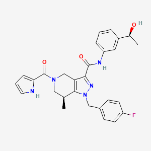 Chemical structure of (S,S)-GSK321