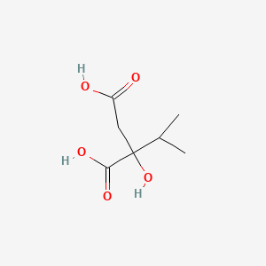 Chemical structure of α-Isopropylmalate