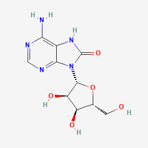 Chemical structure of 8-Oxoadenosine