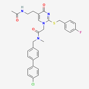 Chemical structure of JBJ-09-063 hydrochloride