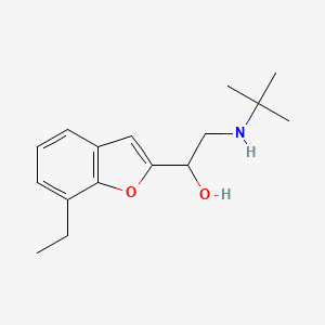 Chemical structure of Bufuralol