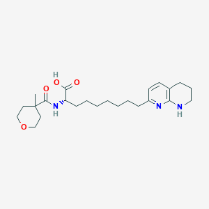 Chemical structure of PLN-1474