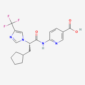 Chemical structure of (R)-PF-04991532