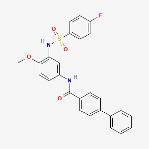 Chemical structure of SN-001