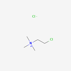 Chemical structure of Chlormequat Chloride
