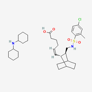 Chemical structure of ONO-8711 dicyclohexylamine