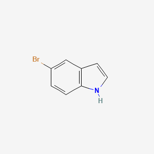 Chemical structure of 5-Bromoindole