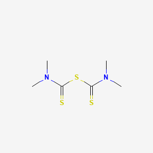 Chemical structure of Tetramethylthiuram monosulfide