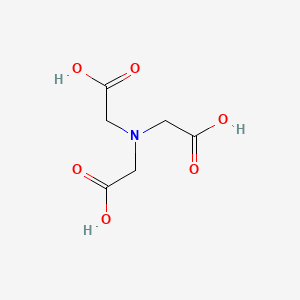 Chemical structure of Nitrilotriacetic acid