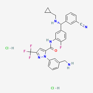 Chemical structure of Berotralstat Hydrochloride