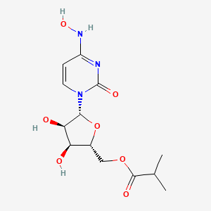 Chemical structure of Molnupiravir-d7