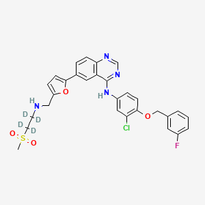 Chemical structure of Lapatinib-d4
