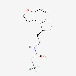 Chemical structure of Ramelteon-d3