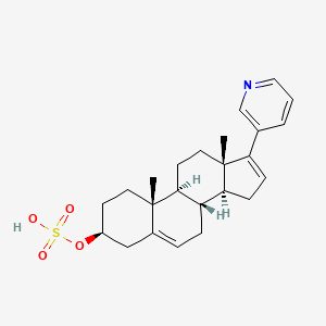 Chemical structure of Abiraterone sulfate