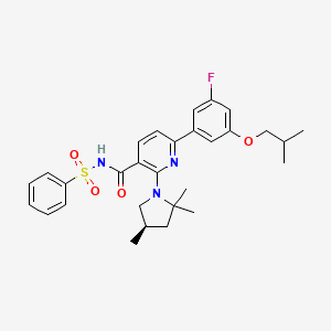 Chemical structure of (R)-Olacaftor