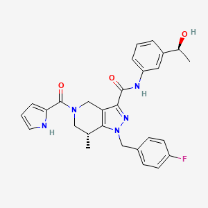 Chemical structure of GSK321