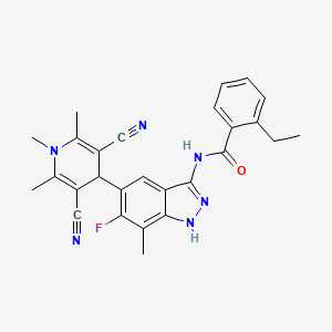Chemical structure of BAY-3827