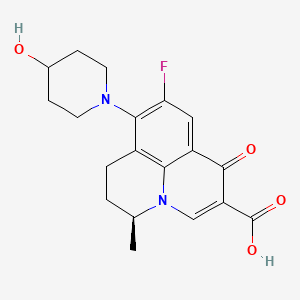 Chemical structure of Levonadifloxacin