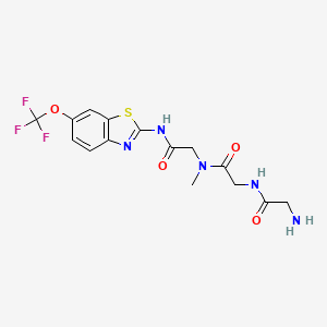 Chemical structure of Troriluzole