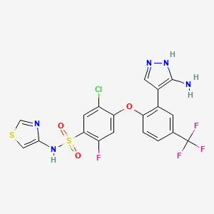 Chemical structure of PF-05198007
