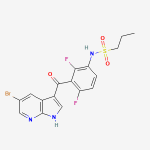 Chemical structure of B-Raf IN 11