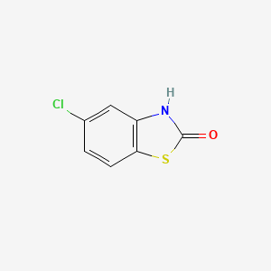Chemical structure of 5-Chloro-2-benzothiazolinone