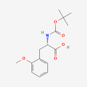 Chemical structure of Boc-2-methoxy-L-phenylalanine