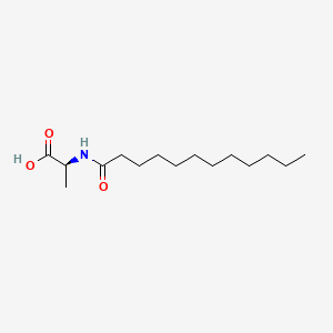 Chemical structure of Lauroyl alanine