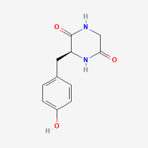 Chemical structure of Cyclo(Gly-Tyr)
