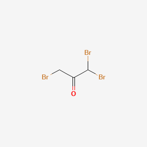 Chemical structure of 1,1,3-Tribromoacetone