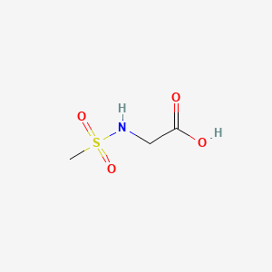 Chemical structure of N-(Methylsulfonyl)glycine