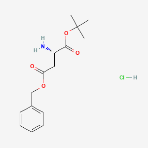 Chemical structure of H-Asp(Obzl)-OtBu·HCl