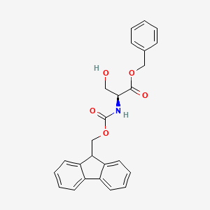 Chemical structure of Fmoc-Ser-Obzl