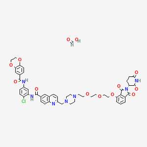 Chemical structure of CCT367766 formic