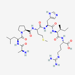 Chemical structure of Aminobenzenesulfonic auristatin E-d8