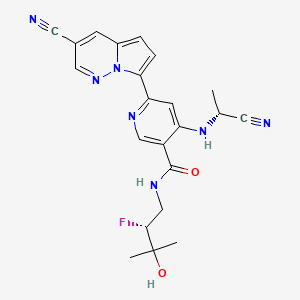 Chemical structure of Edecesertib