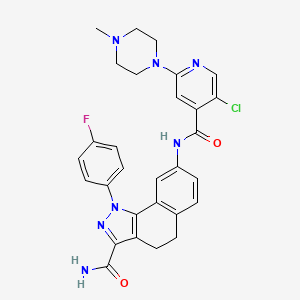 Chemical structure of PHA 408