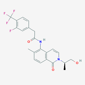 Chemical structure of EVT-401