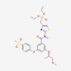 Chemical structure of Glucokinase activator 3